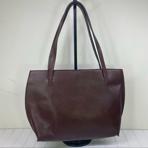 Cardon  brown leather shoulder tote bag